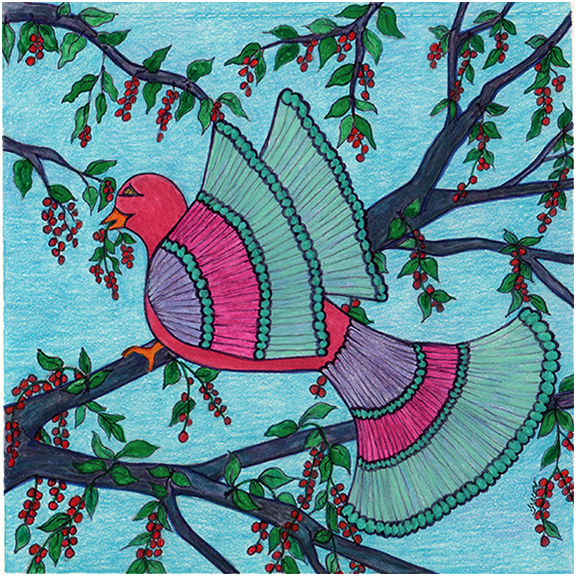 Bird Of Paradise #11 by Tracey Farrell