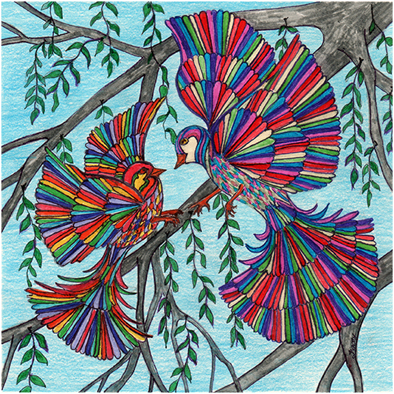 Bird Of Paradise #15 by Tracey Farrell