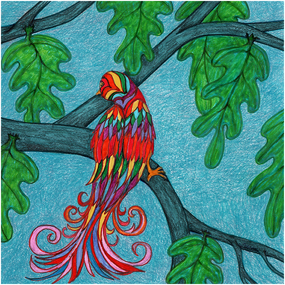 Bird Of Paradise #17 by Tracey Farrell