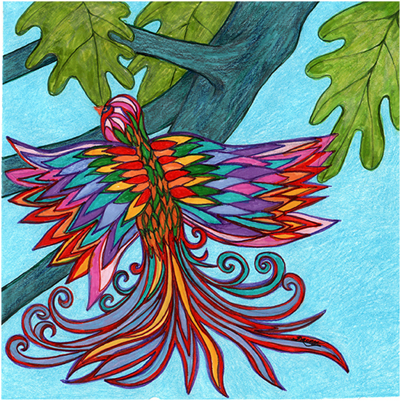 Bird Of Paradise #18 by Tracey Farrell
