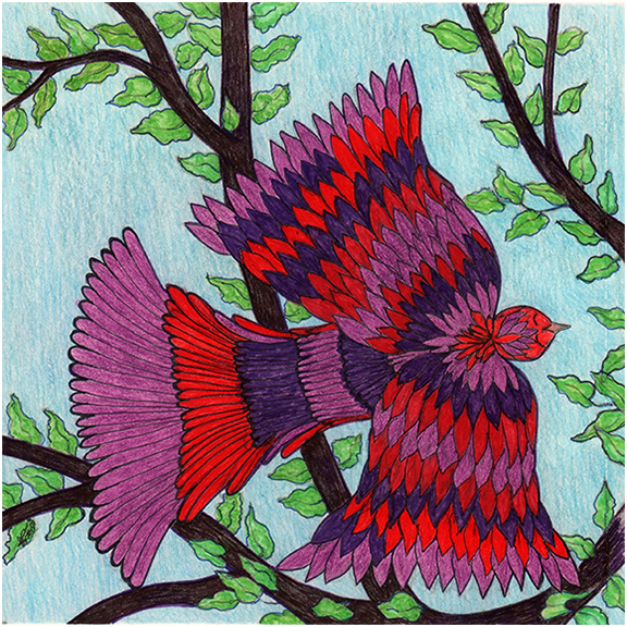 Bird Of Paradise #19 by Tracey Farrell