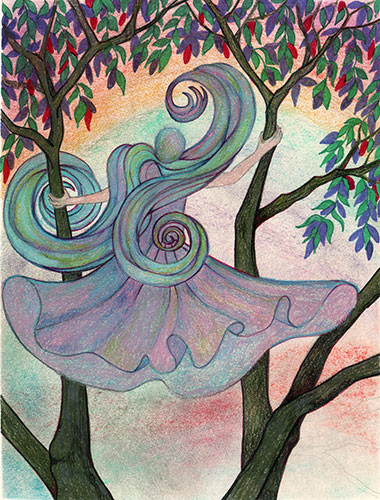Somewhere Over The Rainbow 2 by Tracey Farrell