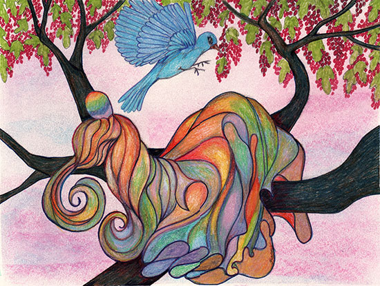 Somewhere Over The Rainbow 3 by Tracey Farrell