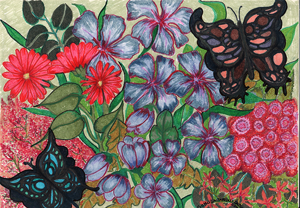 Summer Garden by Tracey Farrell Summer Garden by Tracey Farrell