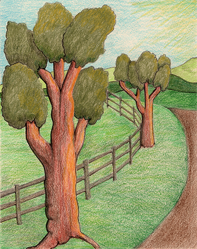 Cedar Glow I by Tracey Farrell