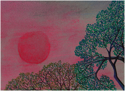 Trees And Sky by Tracey Farrell